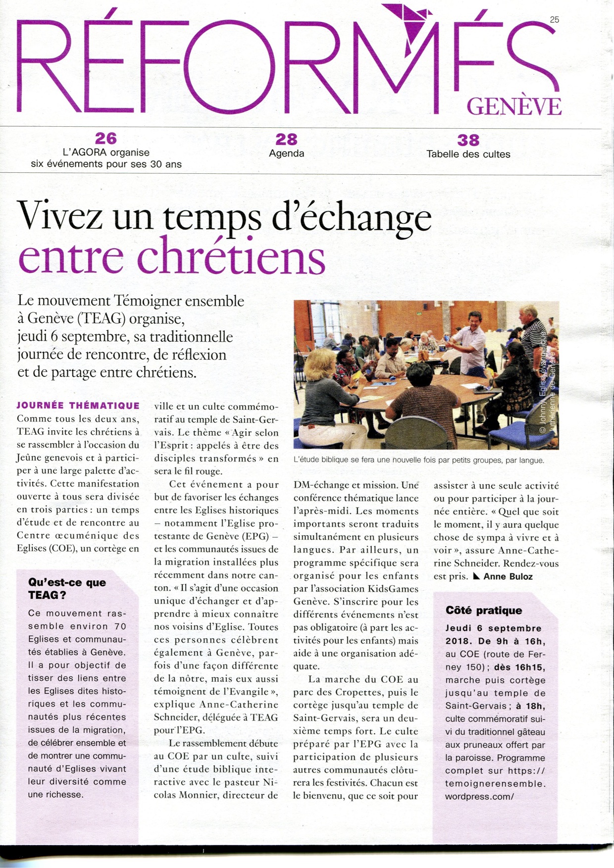 Réformés septembre 2018 TEAG jeûne genevois p. 25